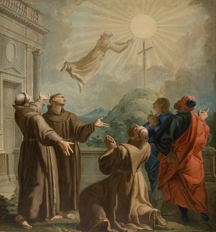 S. Pietro d'Alcantara assunto in cielo